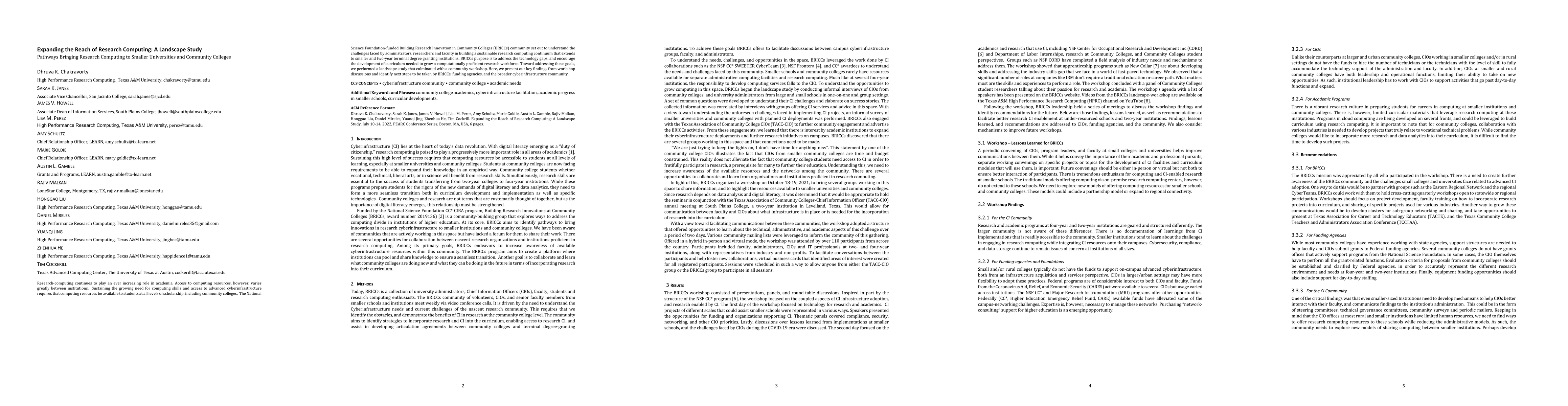 Thumbnail for Expanding the Reach of Research Computing: A Landscape Study