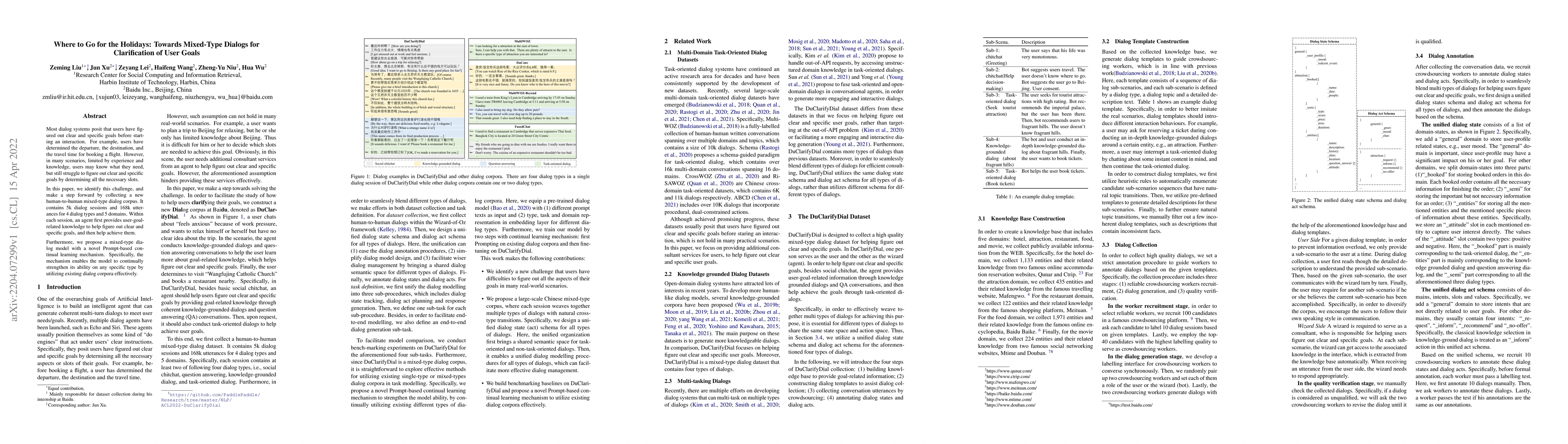 Thumbnail for Where to Go for the Holidays: Towards Mixed-Type Dialogs for
  Clarification of User Goals