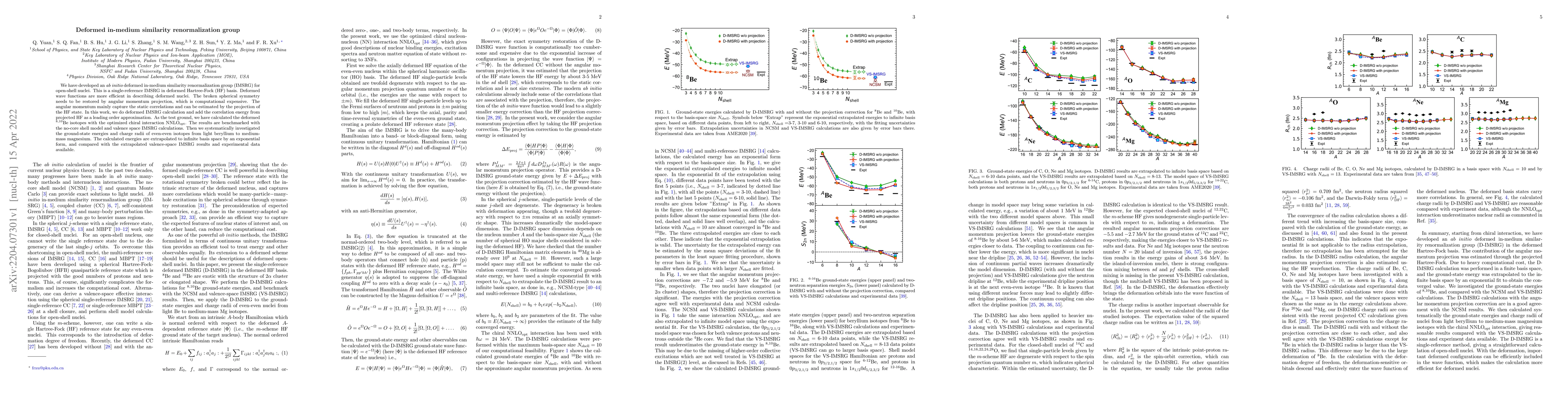 Thumbnail for Deformed in-medium similarity renormalization group