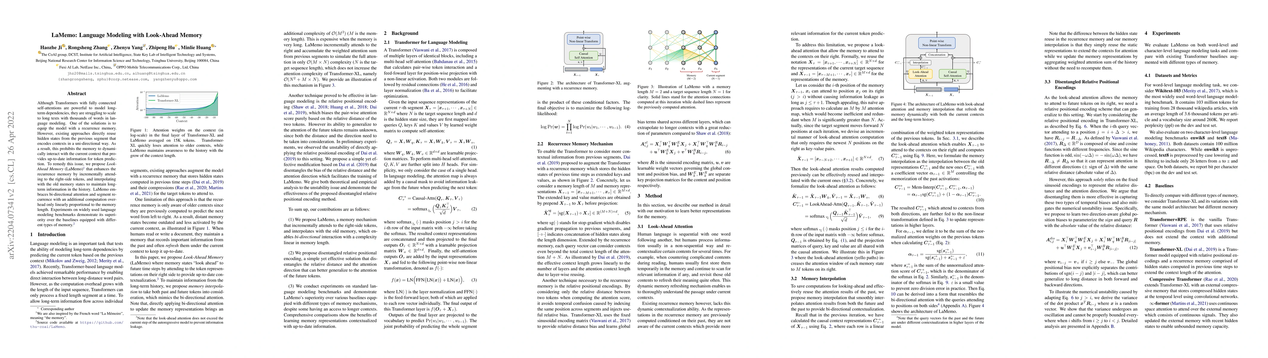 Thumbnail for LaMemo: Language Modeling with Look-Ahead Memory