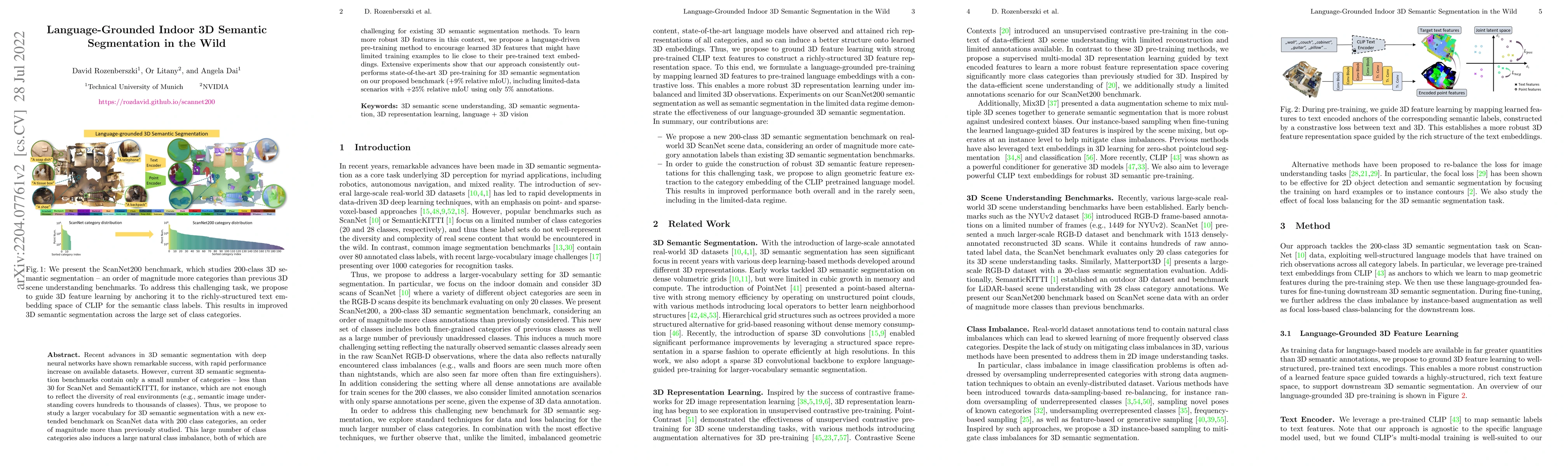 Thumbnail for Language-Grounded Indoor 3D Semantic Segmentation in the Wild