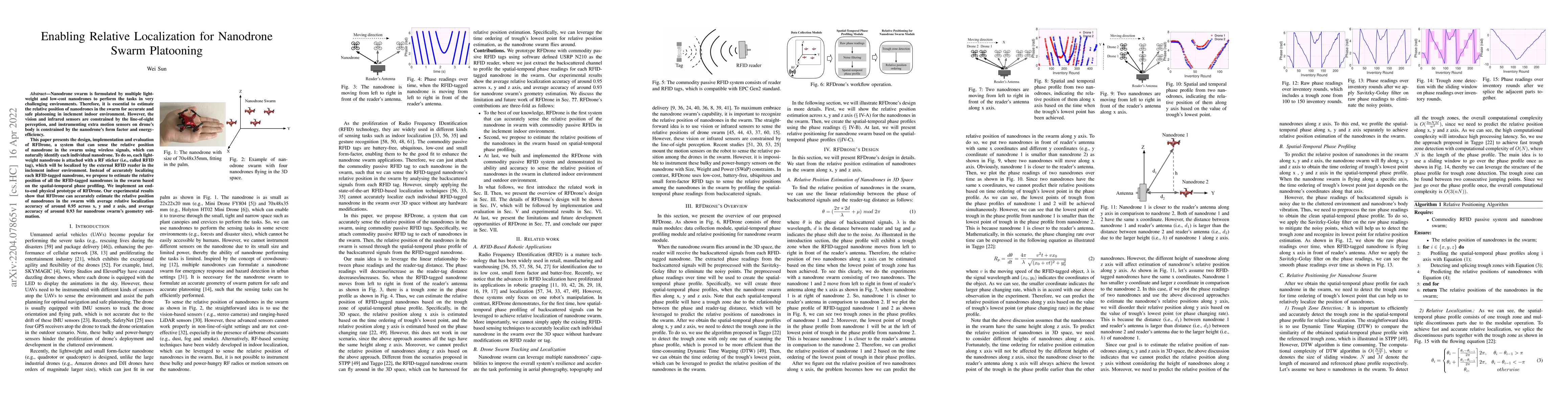 Thumbnail for Enabling Relative Localization for Nanodrone Swarm Platooning