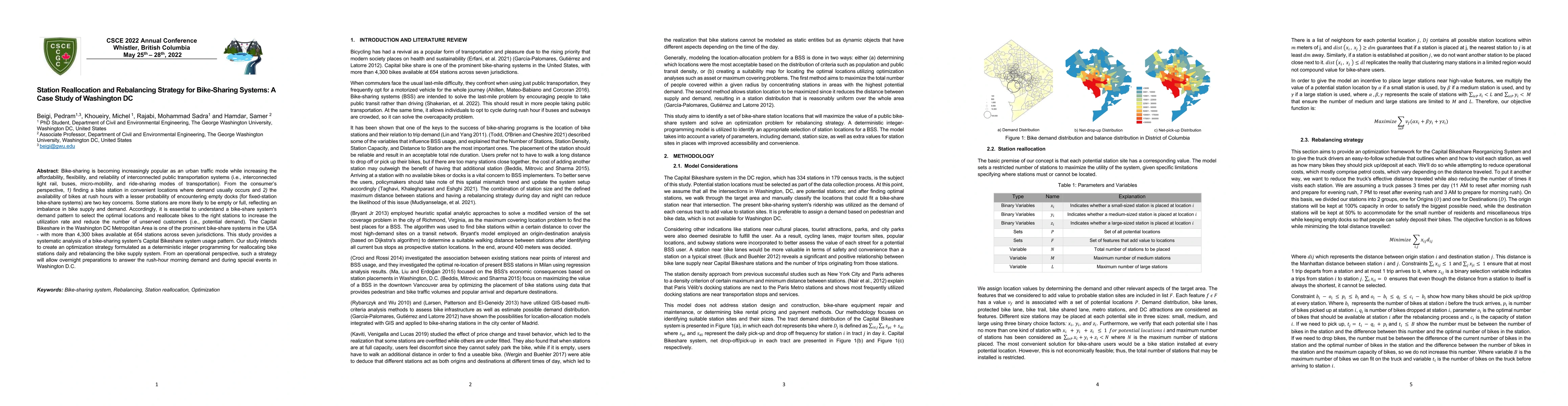 Thumbnail for Station Reallocation and Rebalancing Strategy for Bike-Sharing Systems:
  A Case Study of Washington DC