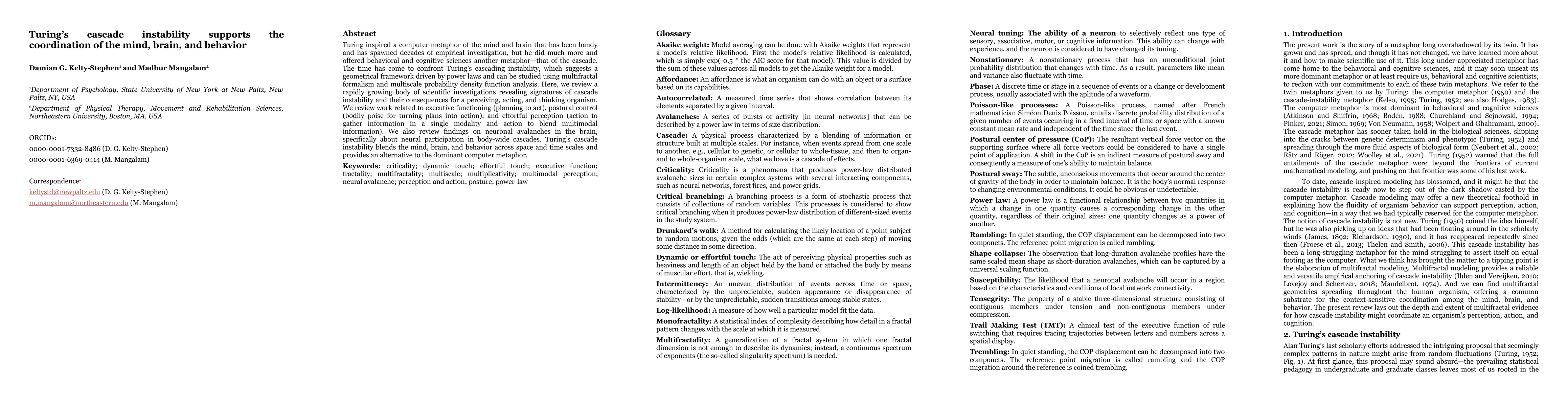 Thumbnail for Turing's cascade instability supports the coordination of the mind,
  brain, and behavior