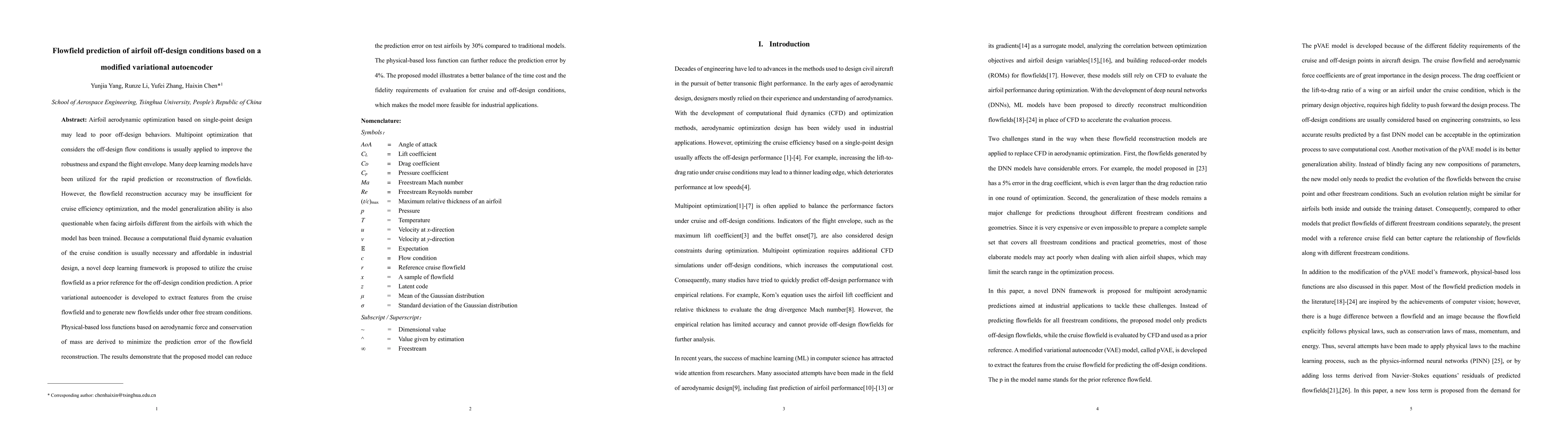 Thumbnail for Flowfield prediction of airfoil off-design conditions based on a
  modified variational autoencoder