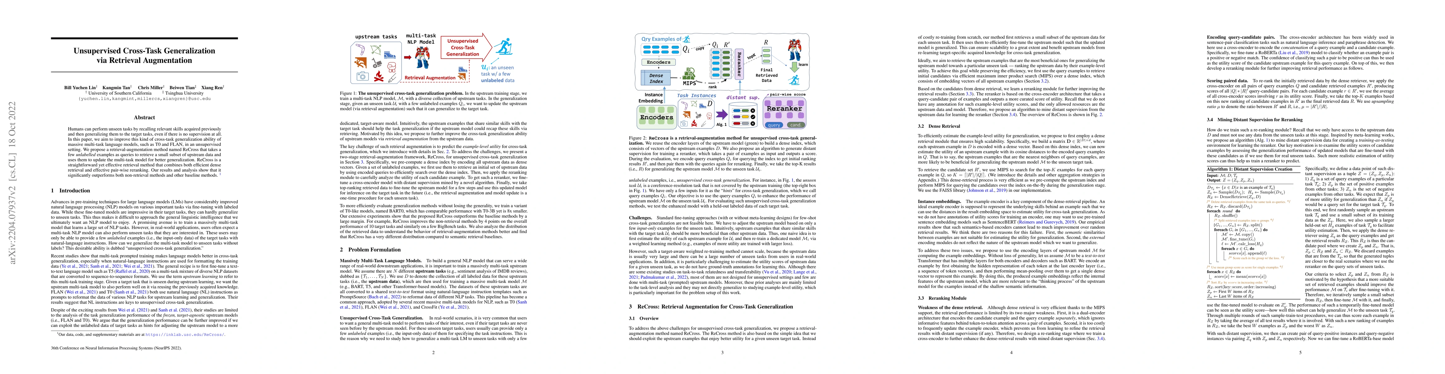 Thumbnail for Unsupervised Cross-Task Generalization via Retrieval Augmentation