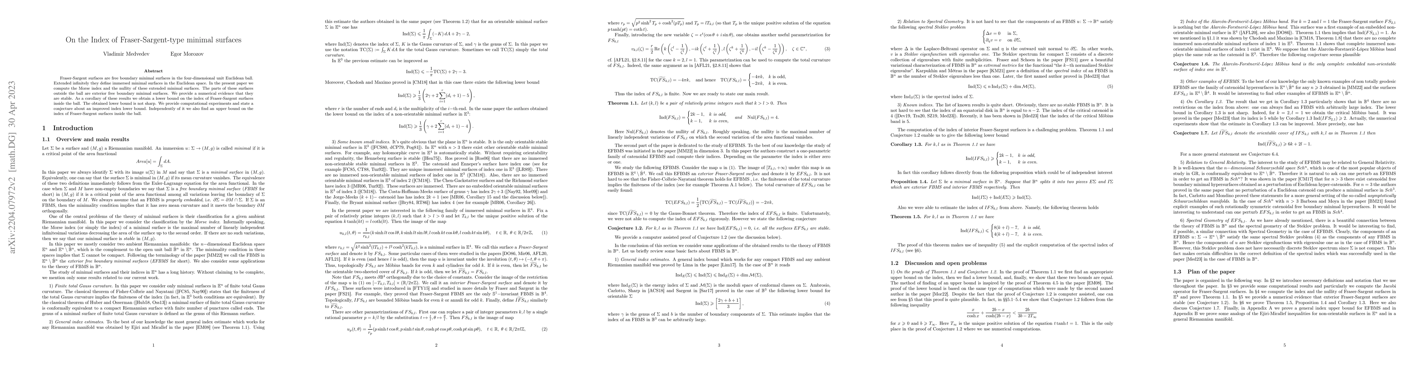 Thumbnail for On the Index of Fraser-Sargent-type minimal surfaces
