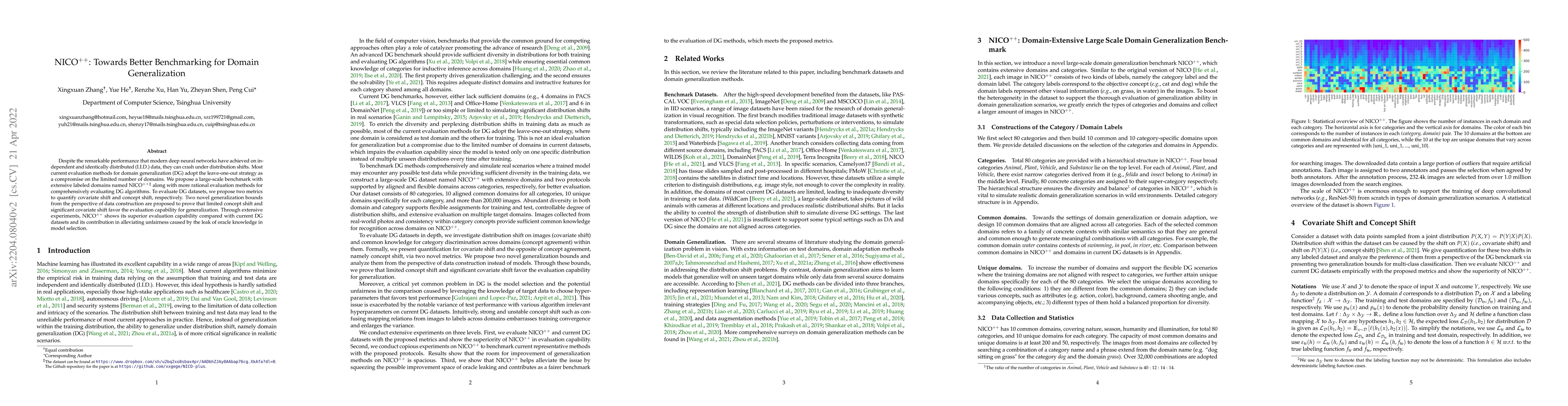 Thumbnail for NICO++: Towards Better Benchmarking for Domain Generalization