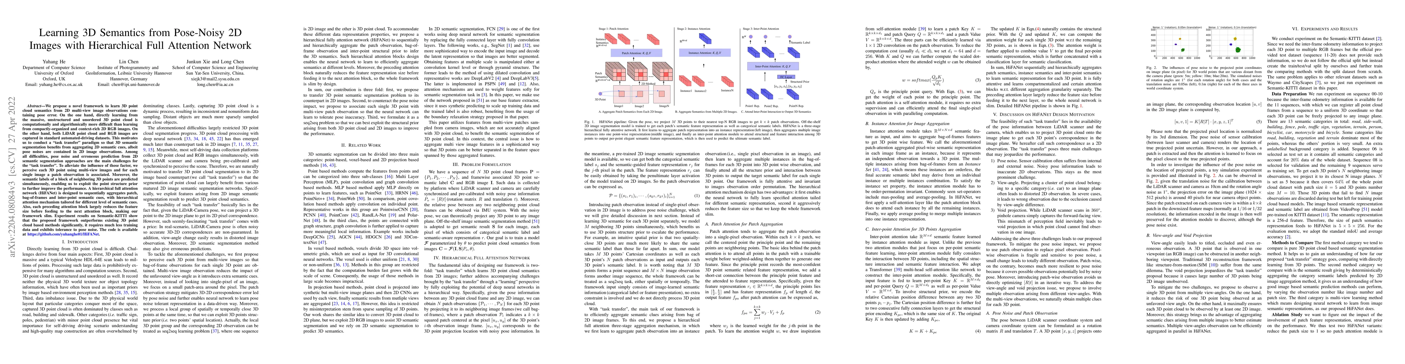 Thumbnail for Learning 3D Semantics from Pose-Noisy 2D Images with Hierarchical Full
  Attention Network