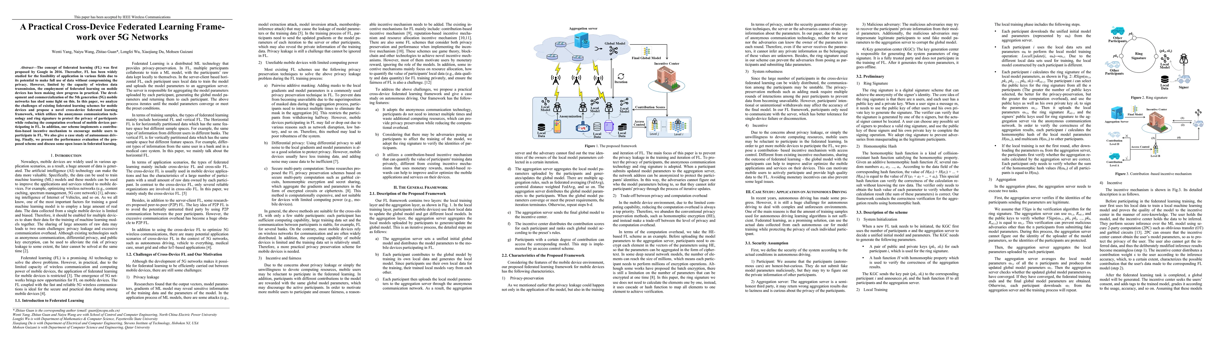Thumbnail for A Practical Cross-Device Federated Learning Framework over 5G Networks