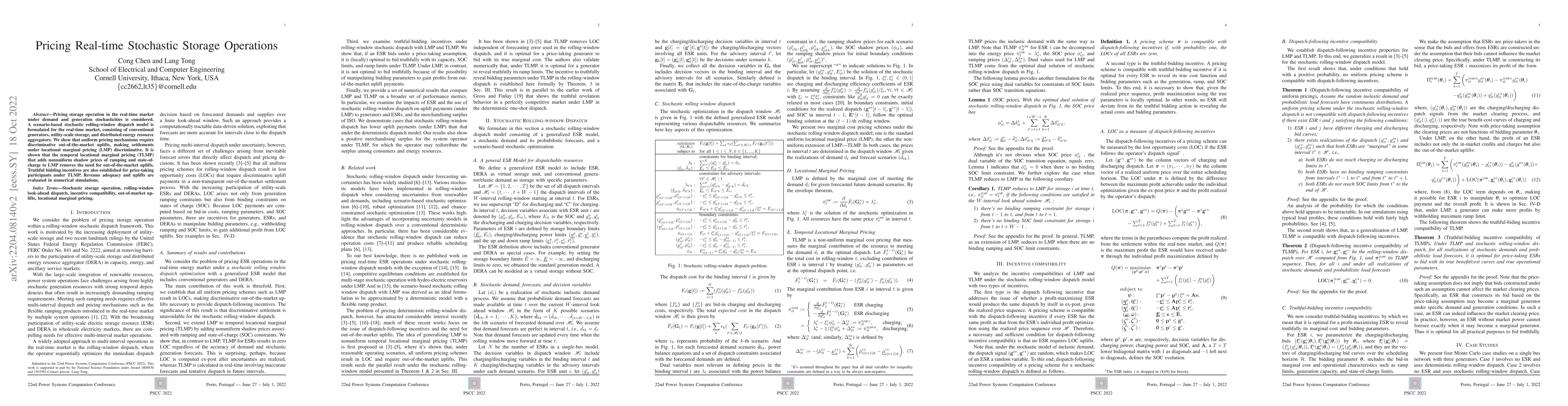 Thumbnail for Pricing Real-time Stochastic Storage Operations