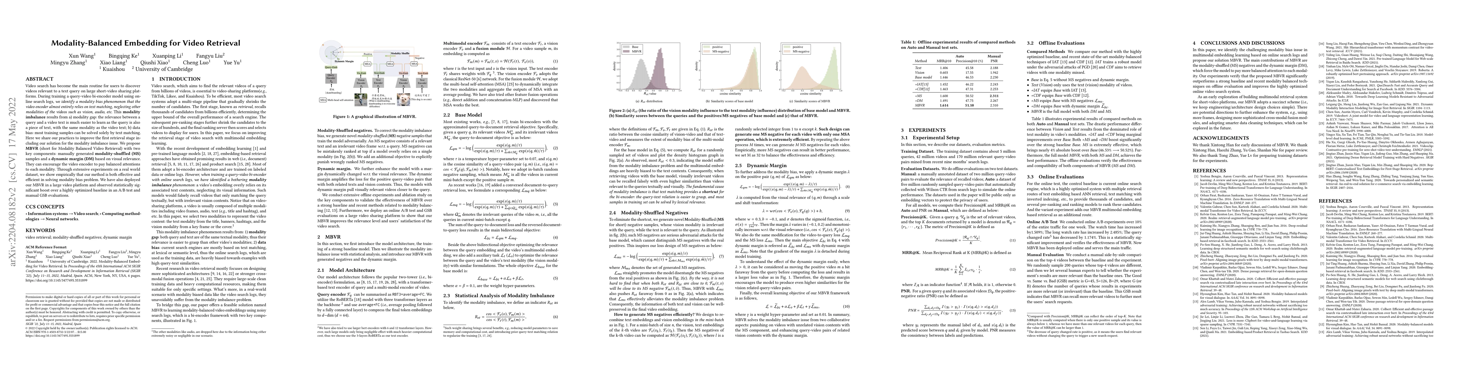 Thumbnail for Modality-Balanced Embedding for Video Retrieval
