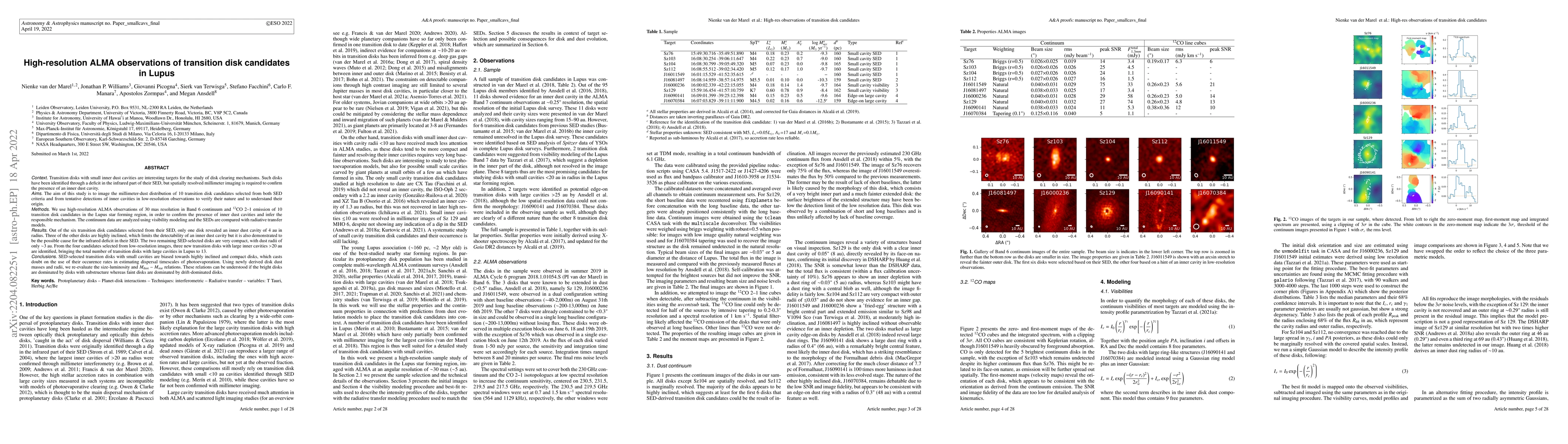 Thumbnail for High-resolution ALMA observations of transition disk candidates in Lupus
