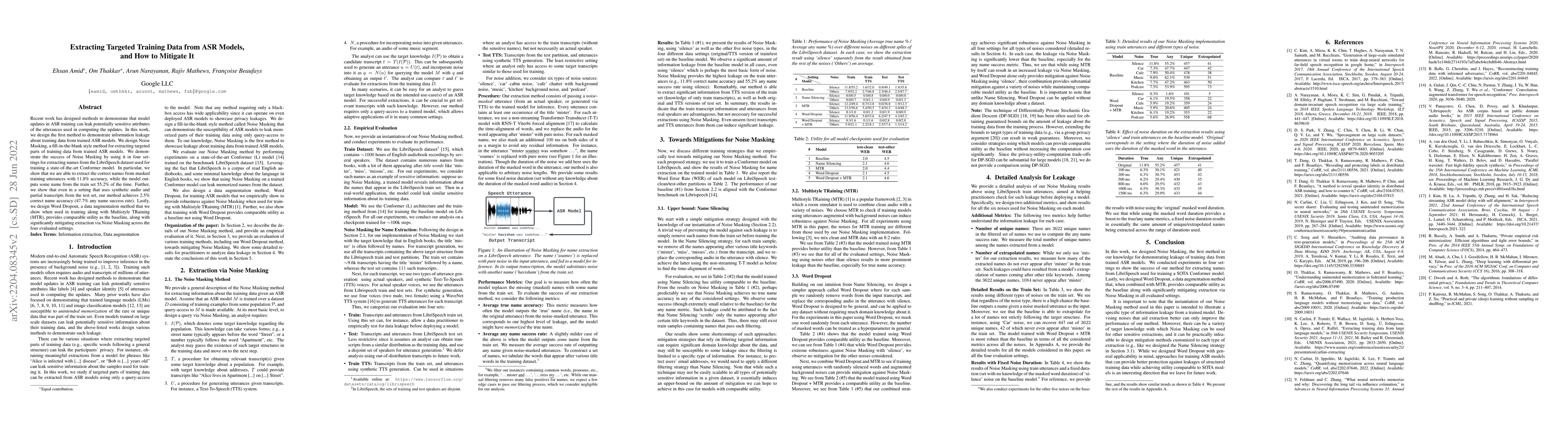 Thumbnail for Extracting Targeted Training Data from ASR Models, and How to Mitigate
  It