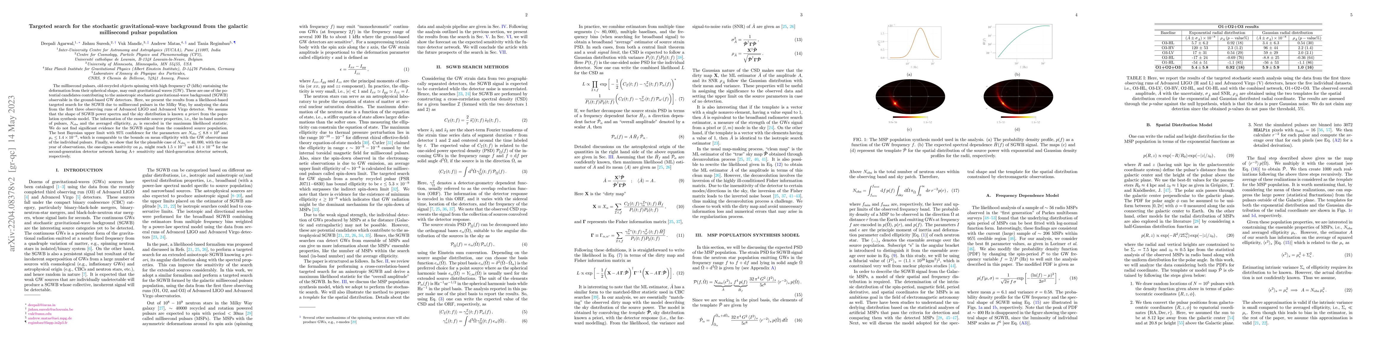 Thumbnail for Targeted search for the stochastic gravitational-wave background from
  the galactic millisecond pulsar population