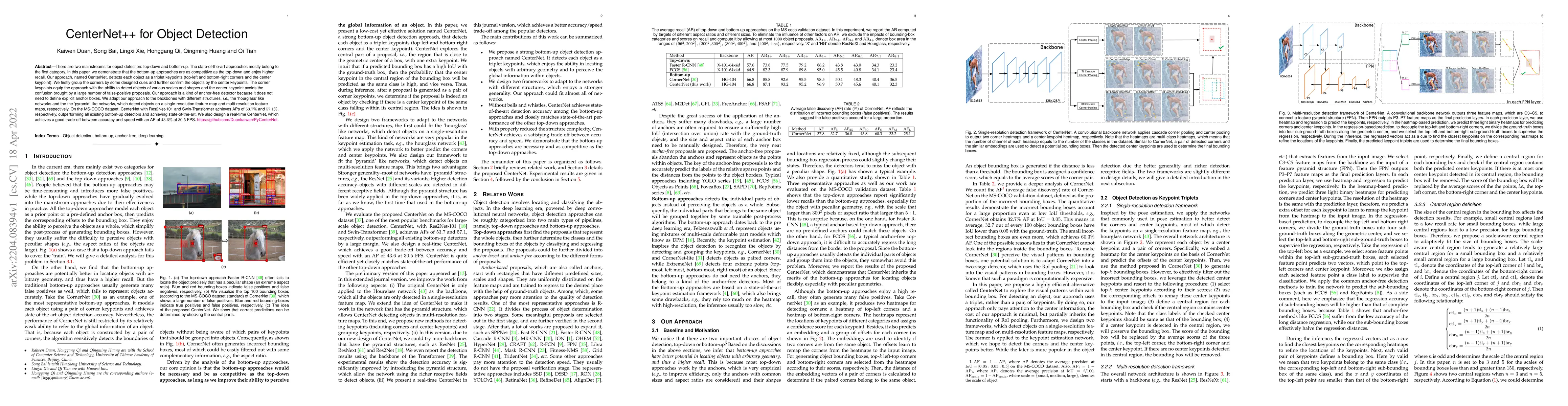 Thumbnail for CenterNet++ for Object Detection