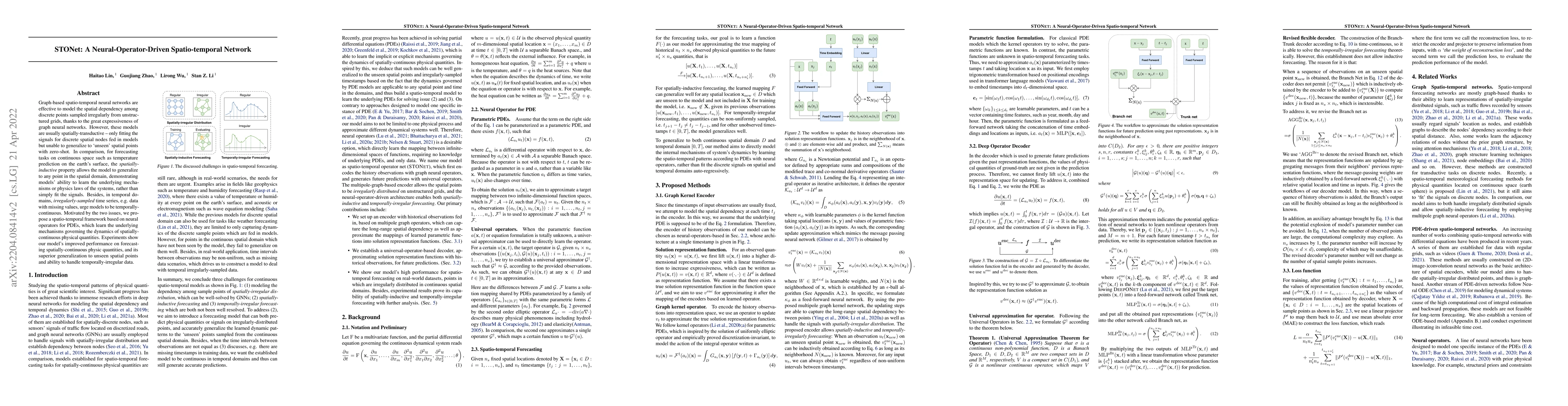 Thumbnail for STONet: A Neural-Operator-Driven Spatio-temporal Network