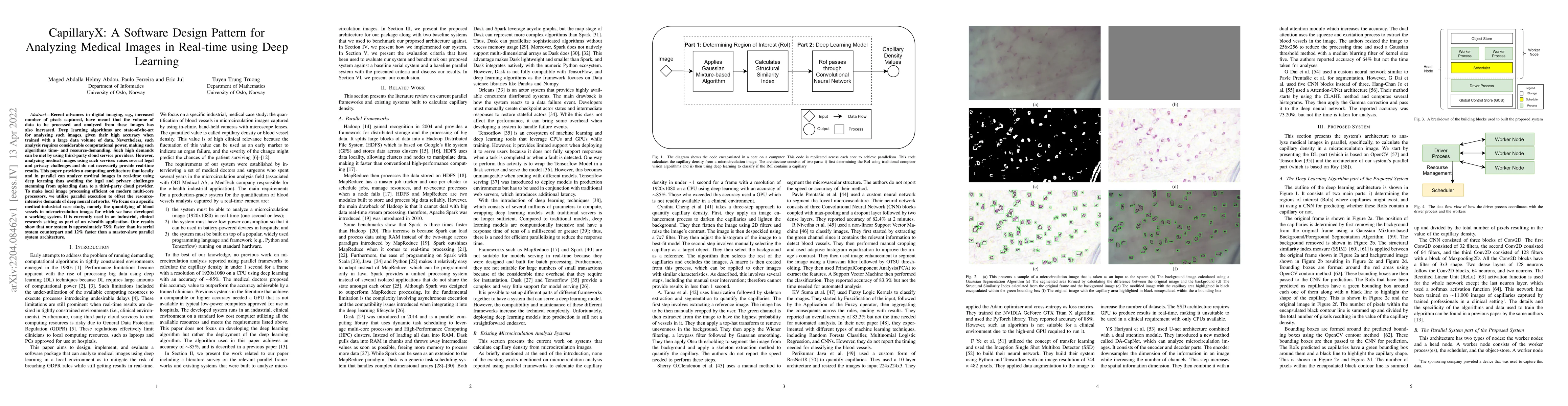 Thumbnail for CapillaryX: A Software Design Pattern for Analyzing Medical Images in
  Real-time using Deep Learning