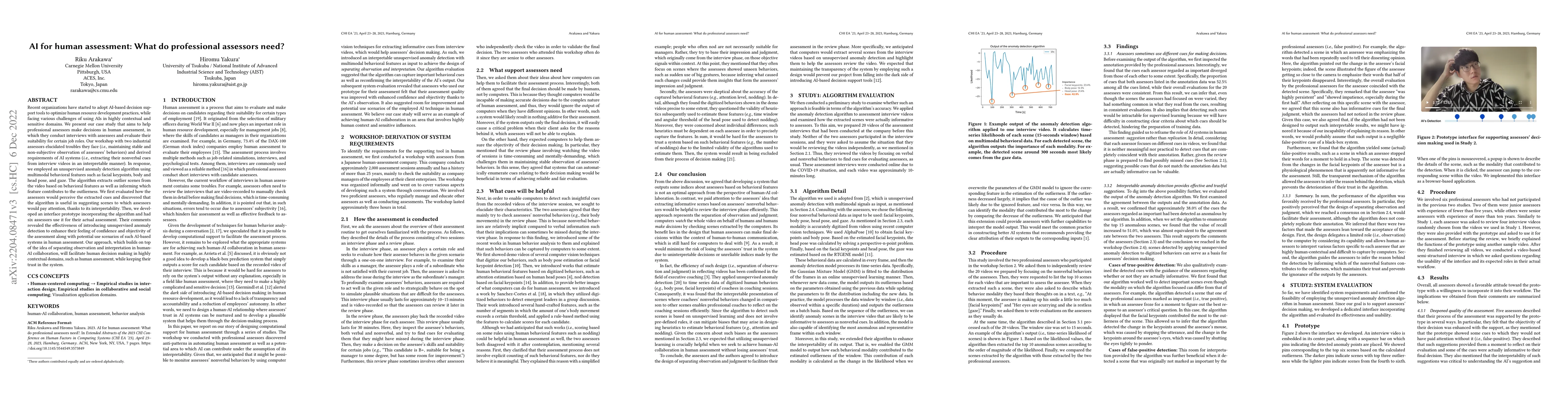 Thumbnail for AI for human assessment: What do professional assessors need?