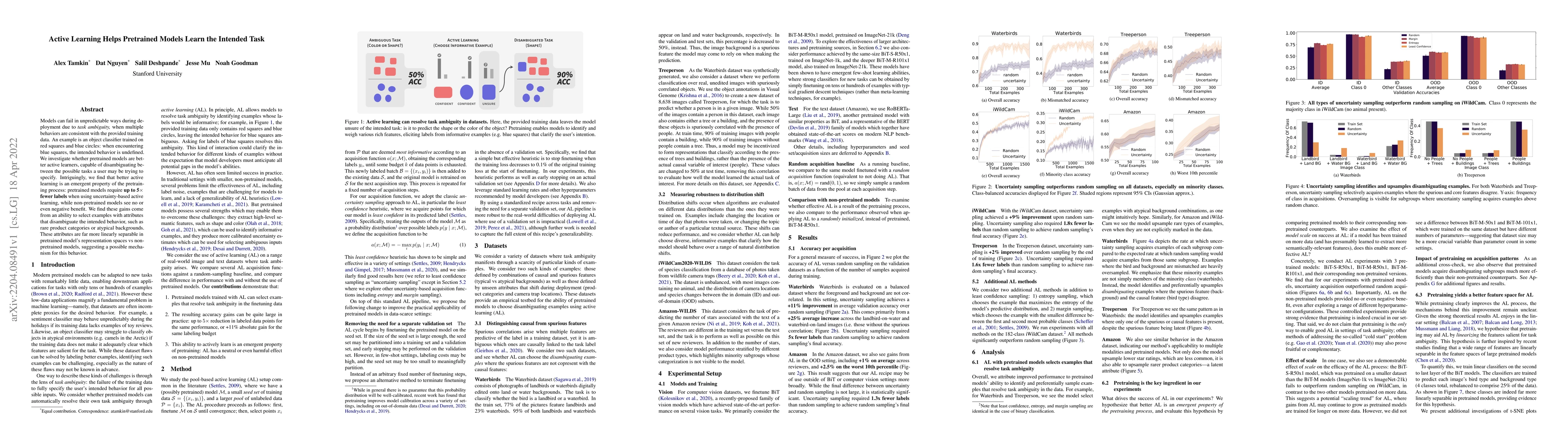 Thumbnail for Active Learning Helps Pretrained Models Learn the Intended Task