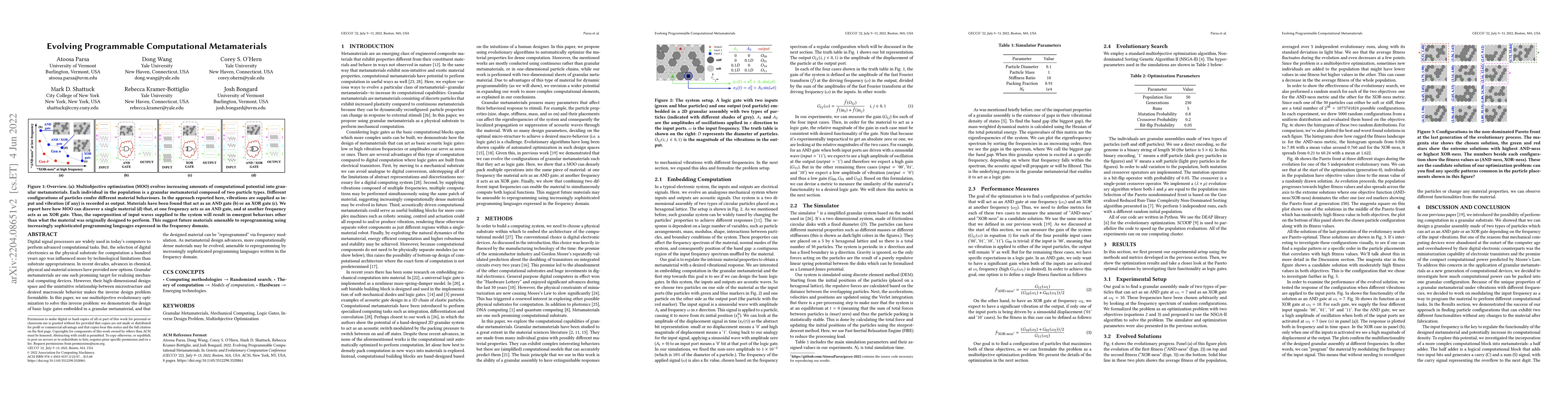 Thumbnail for Evolving Programmable Computational Metamaterials