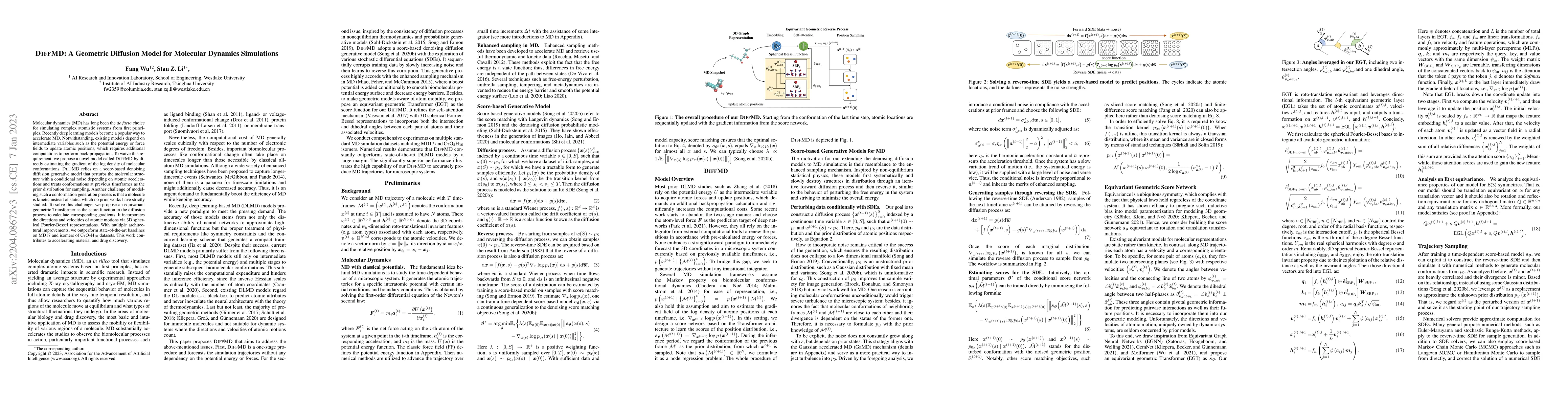 Thumbnail for DiffMD: A Geometric Diffusion Model for Molecular Dynamics Simulations