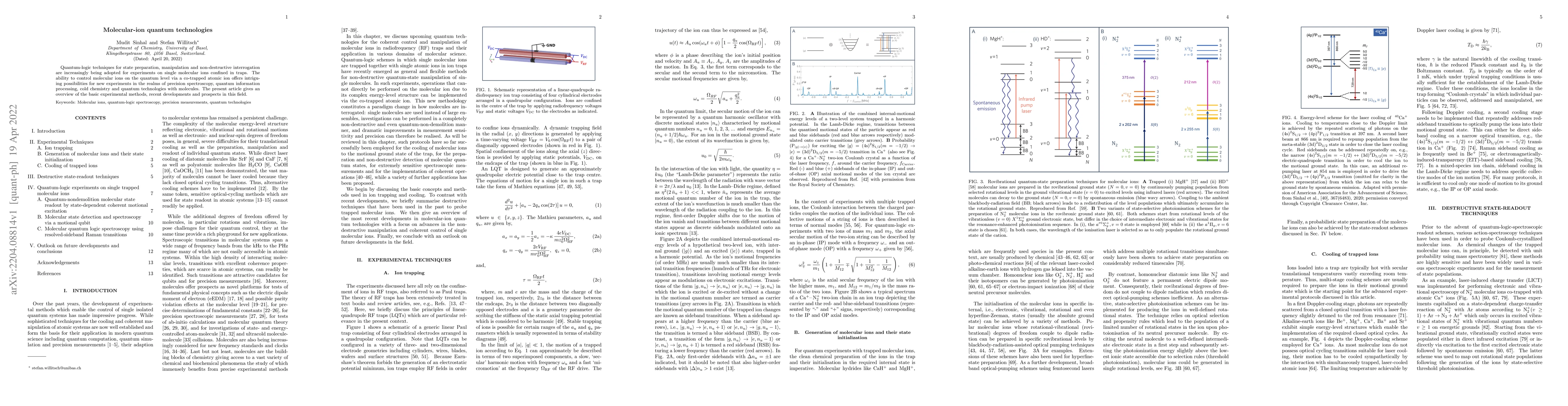 Thumbnail for Molecular-ion quantum technologies