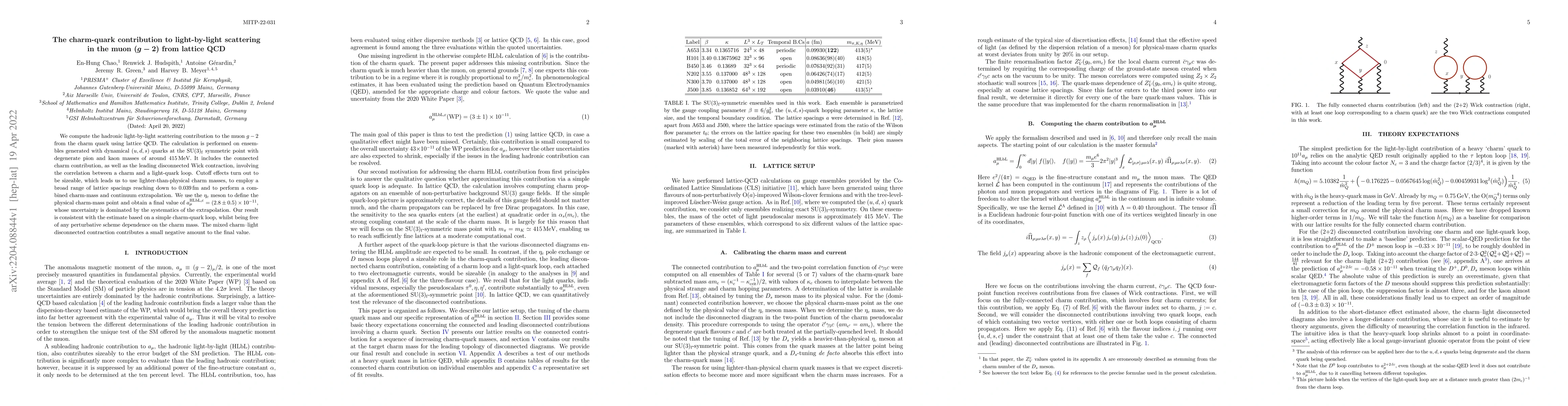 Thumbnail for The charm-quark contribution to light-by-light scattering in the muon
  $(g-2)$ from lattice QCD