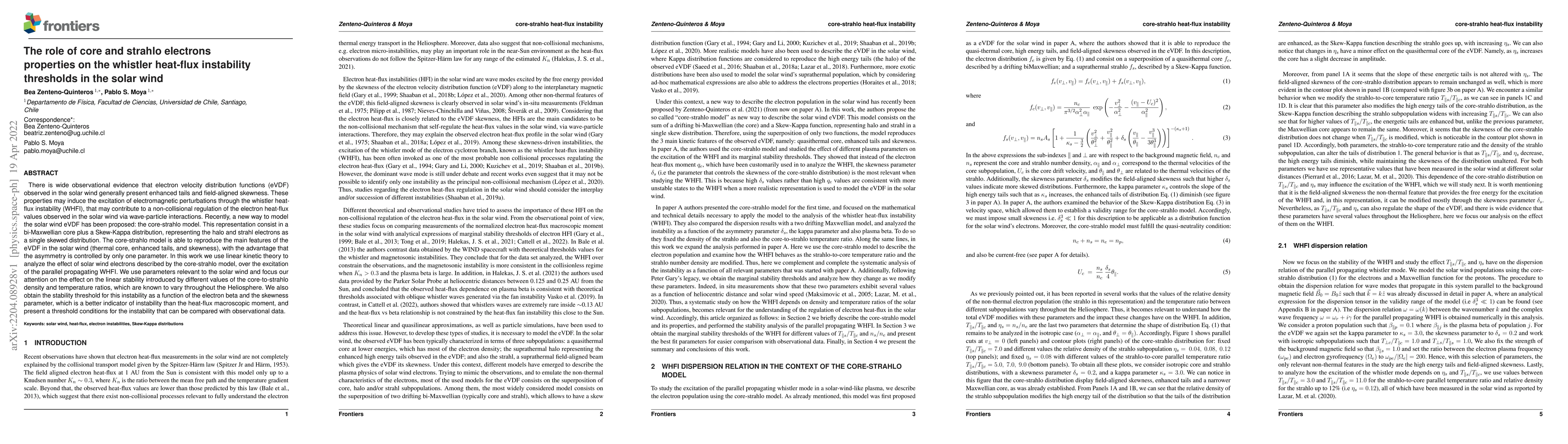 Thumbnail for The role of core and strahlo electrons properties on the whistler
  heat-flux instability thresholds in the solar wind