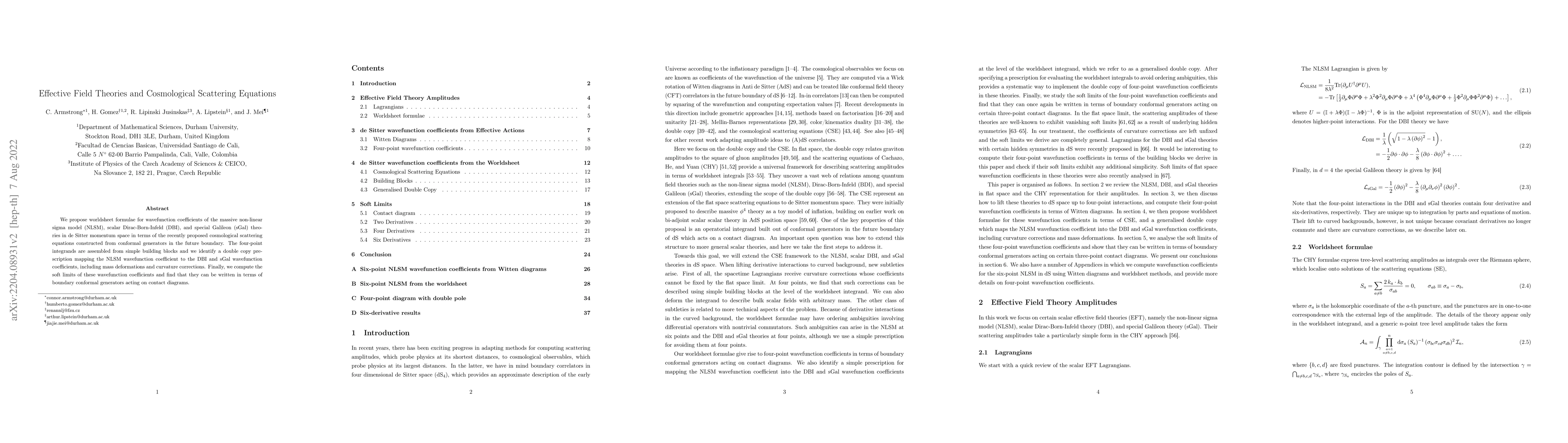 Thumbnail for Effective Field Theories and Cosmological Scattering Equations