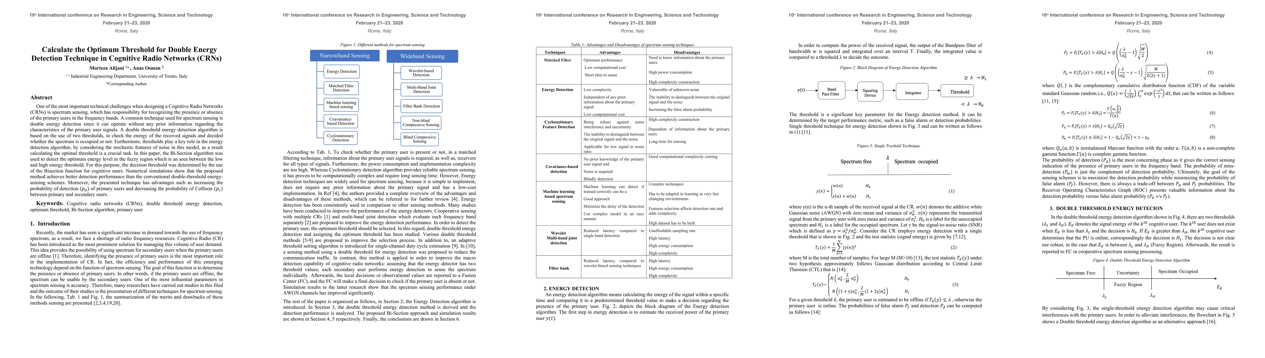 Thumbnail for Calculate the Optimum Threshold for Double Energy Detection Technique in
  Cognitive Radio Networks (CRNs)