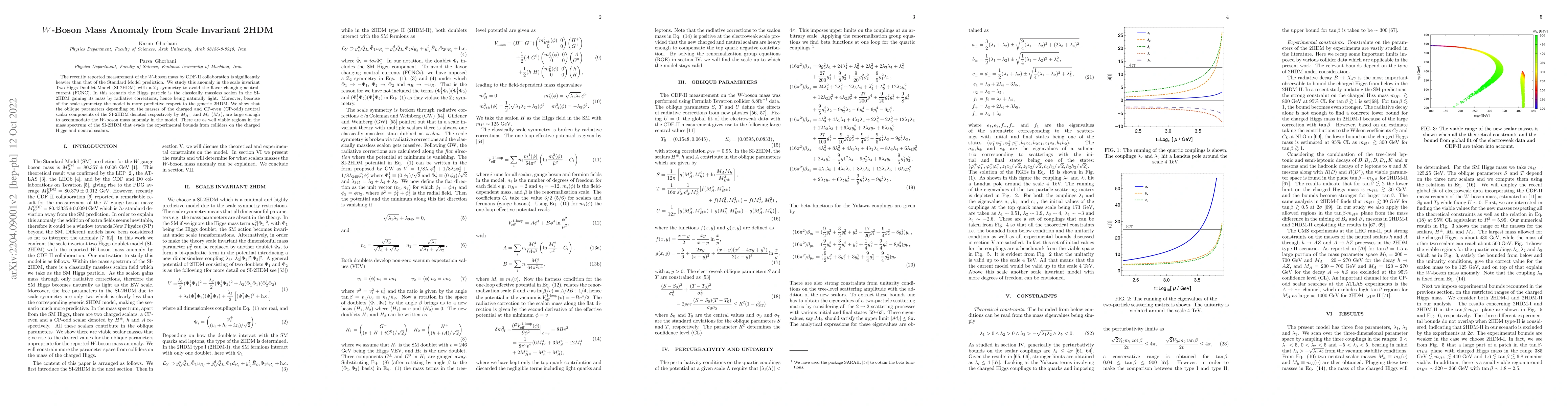 Thumbnail for $W$-Boson Mass Anomaly from Scale Invariant 2HDM
