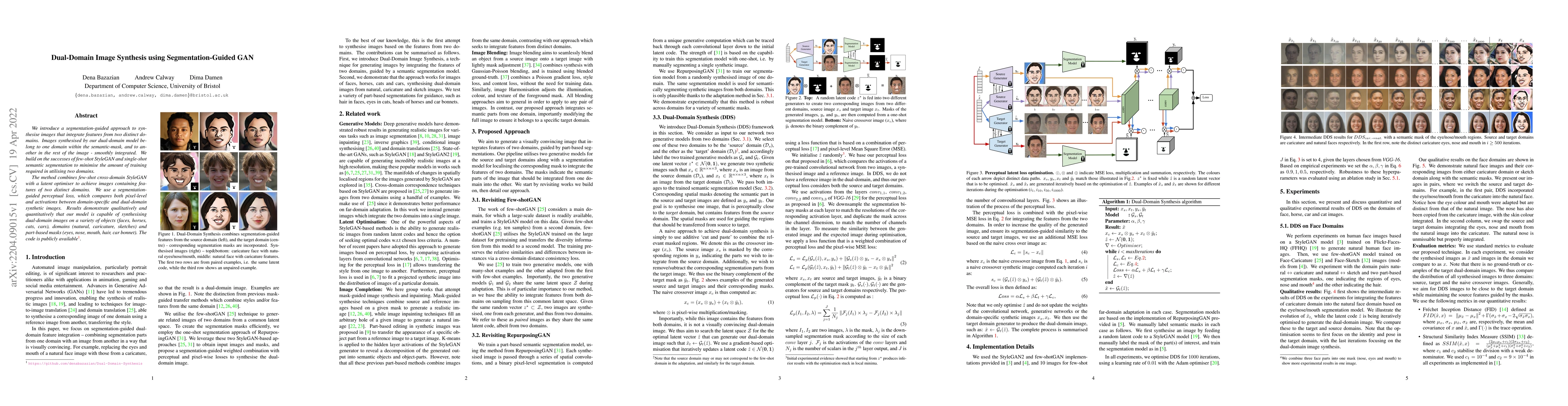 Thumbnail for Dual-Domain Image Synthesis using Segmentation-Guided GAN