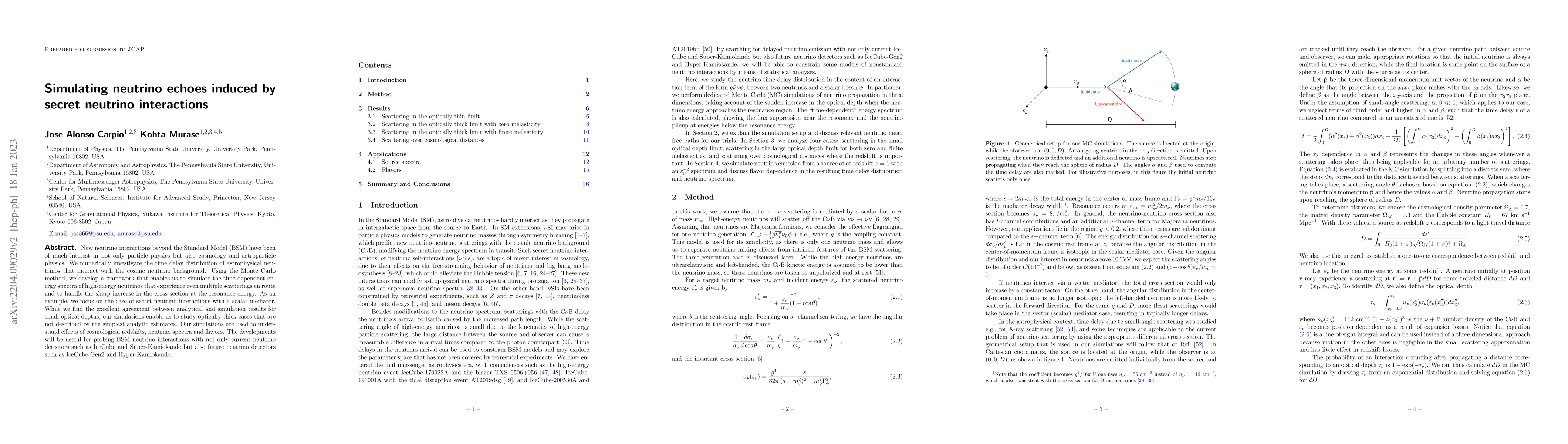 Thumbnail for Simulating neutrino echoes induced by secret neutrino interactions