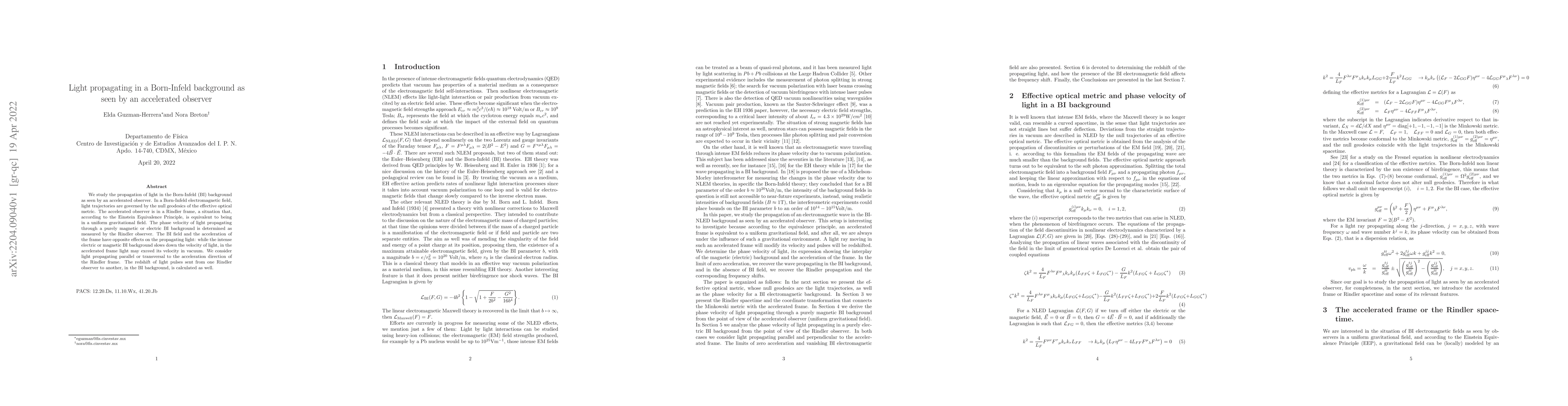 Thumbnail for Light propagating in a Born-Infeld background as seen by an accelerated
  observer
