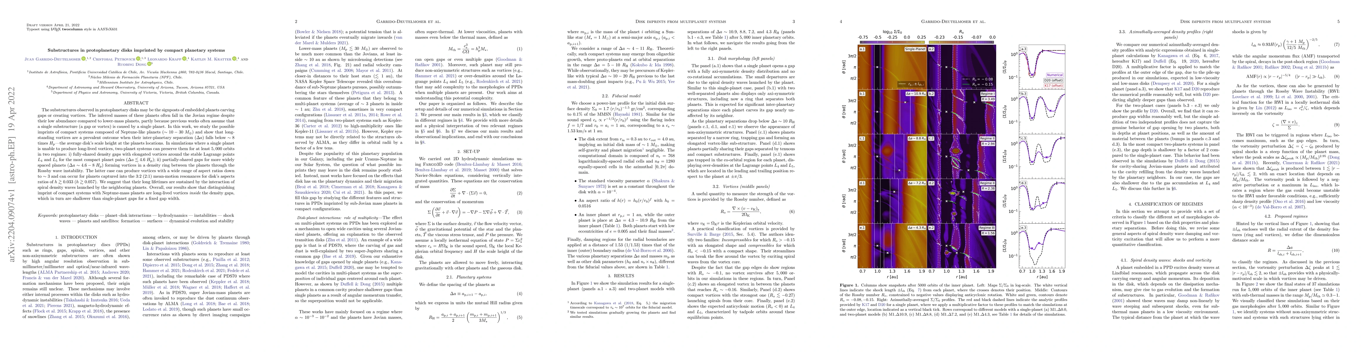 Thumbnail for Substructures in protoplanetary disks imprinted by compact planetary
  systems
