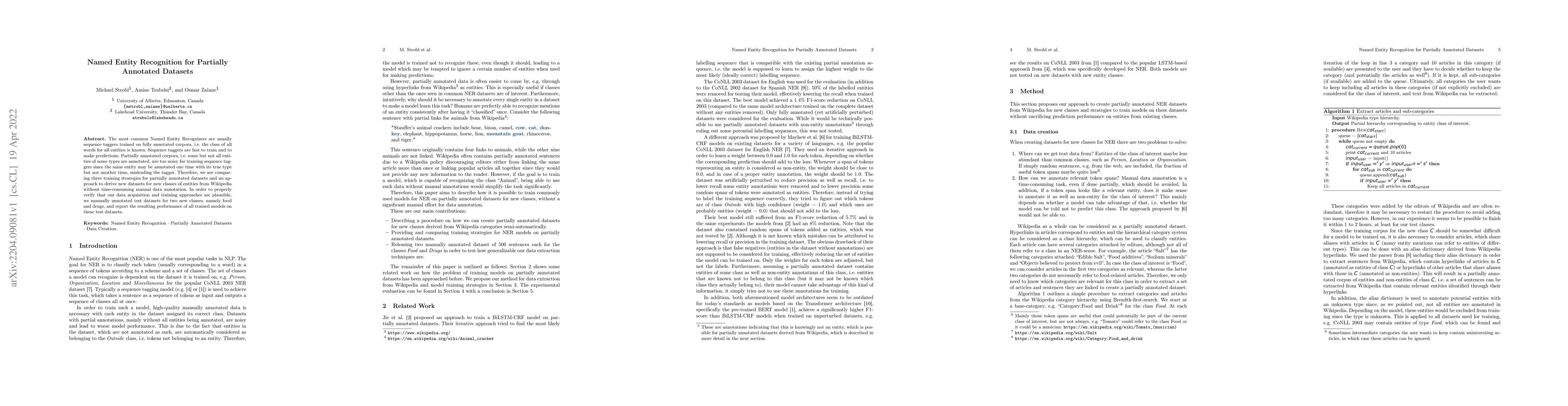 Thumbnail for Named Entity Recognition for Partially Annotated Datasets