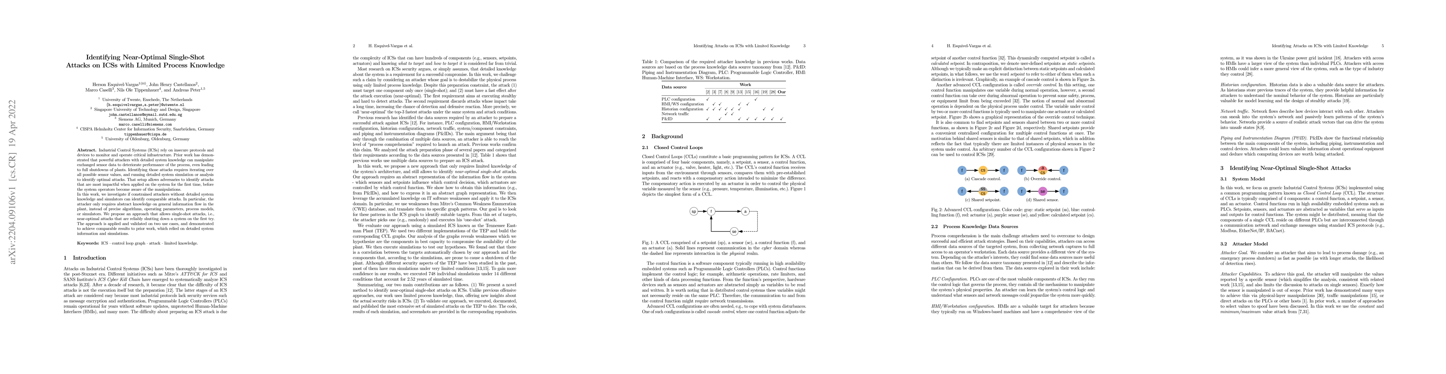 Thumbnail for Identifying Near-Optimal Single-Shot Attacks on ICSs with Limited
  Process Knowledge