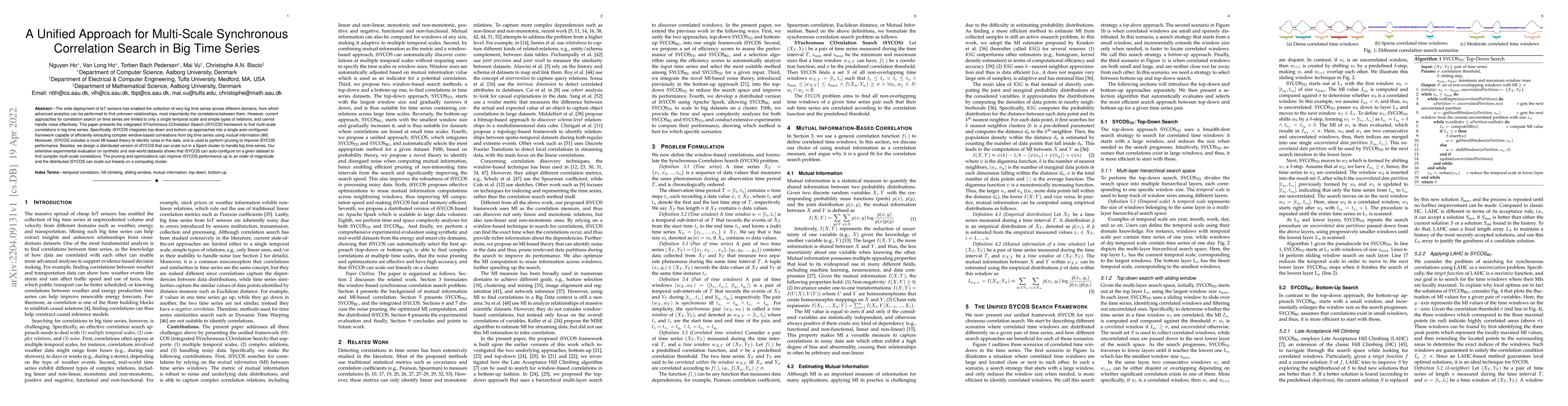 Thumbnail for A Unified Approach for Multi-Scale Synchronous Correlation Search in Big
  Time Series -- Full Version