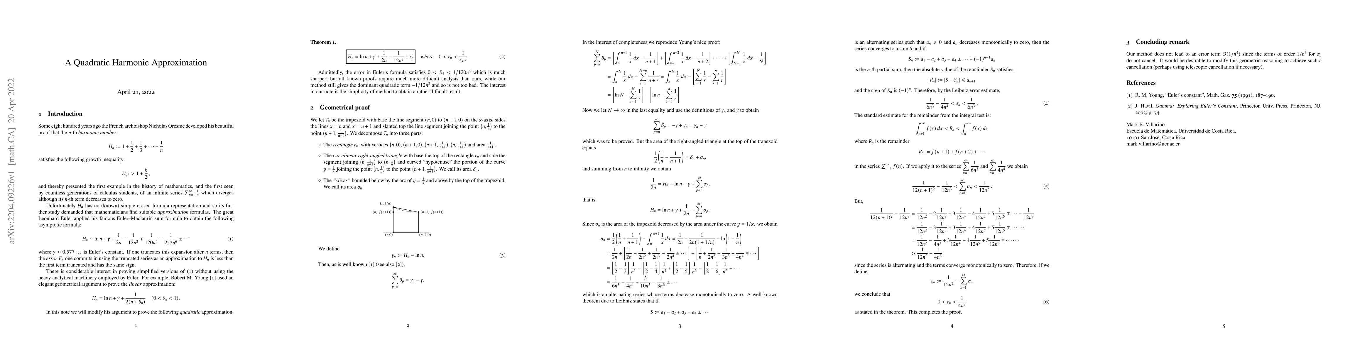 Thumbnail for A Quadratic Harmonic Approximation