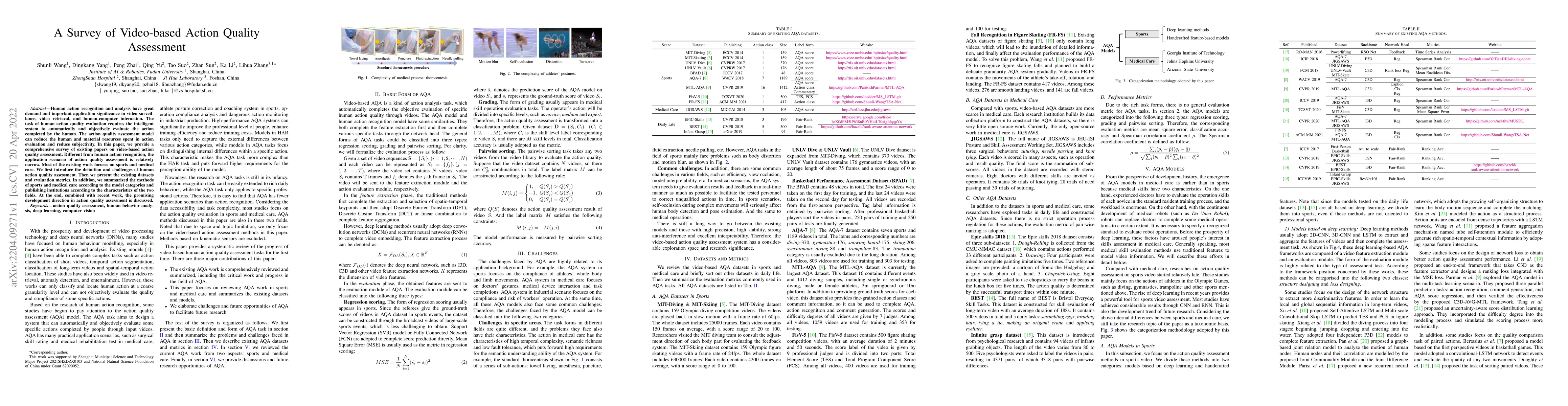 Thumbnail for A Survey of Video-based Action Quality Assessment