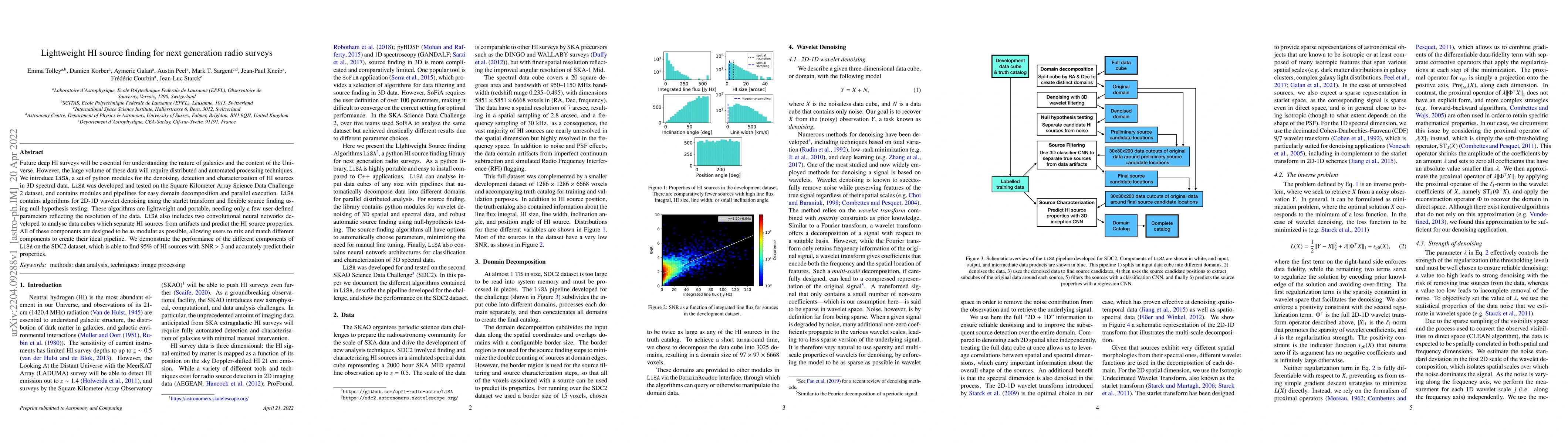 Thumbnail for Lightweight HI source finding for next generation radio surveys