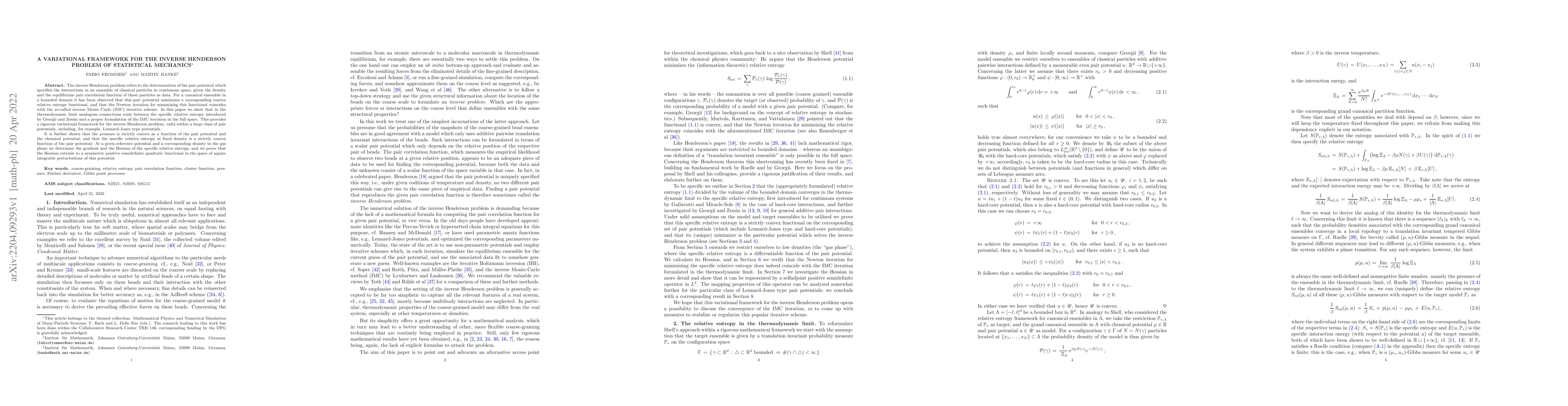 Thumbnail for A variational framework for the inverse Henderson problem of statistical
  mechanics