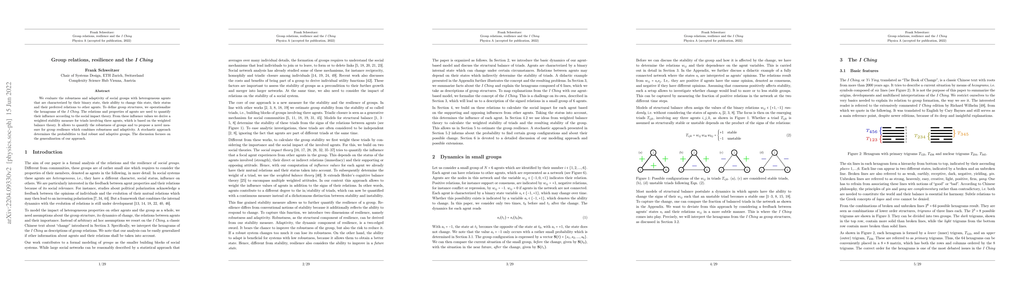 Thumbnail for Group relations, resilience and the I Ching