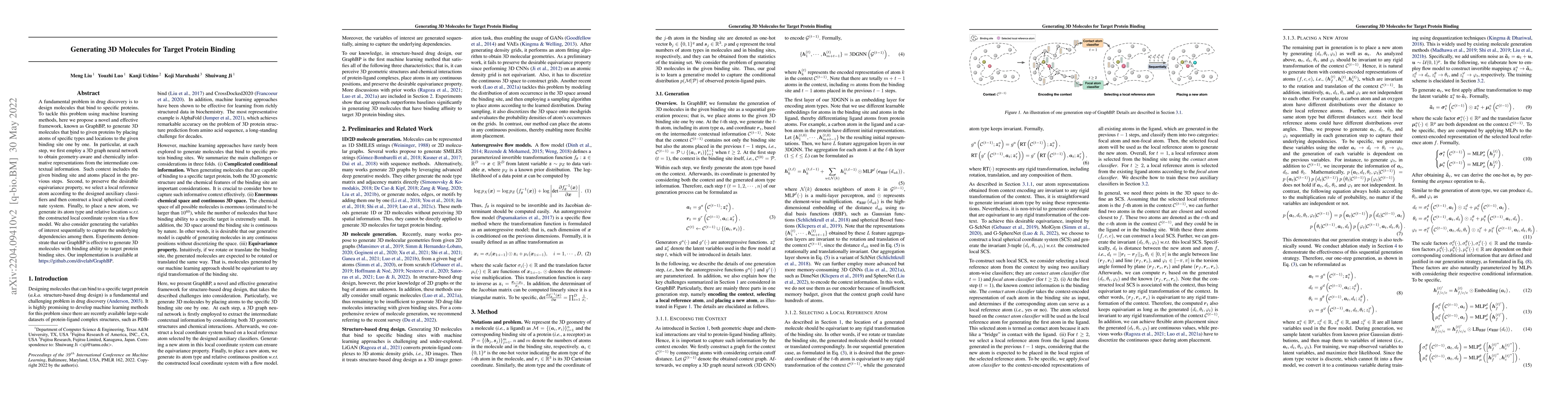 Thumbnail for Generating 3D Molecules for Target Protein Binding