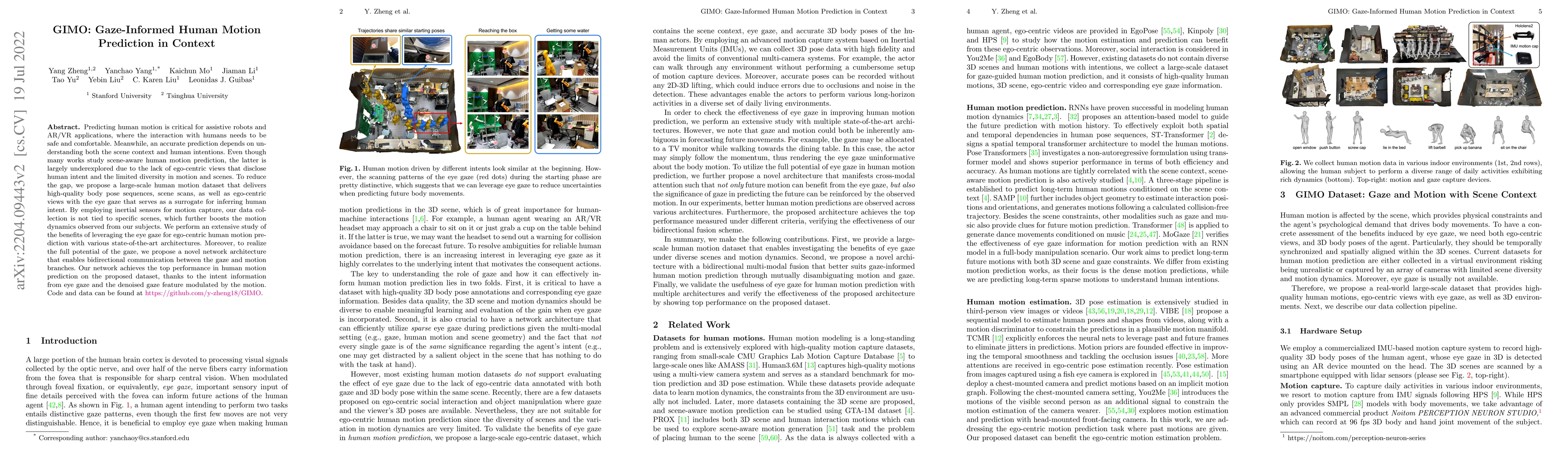 Thumbnail for GIMO: Gaze-Informed Human Motion Prediction in Context