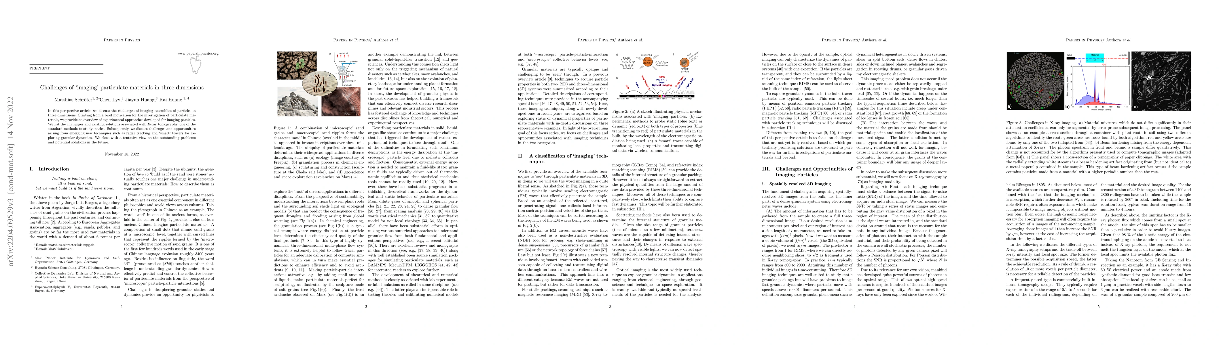 Thumbnail for Challenges of `imaging' particulate materials in three dimensions