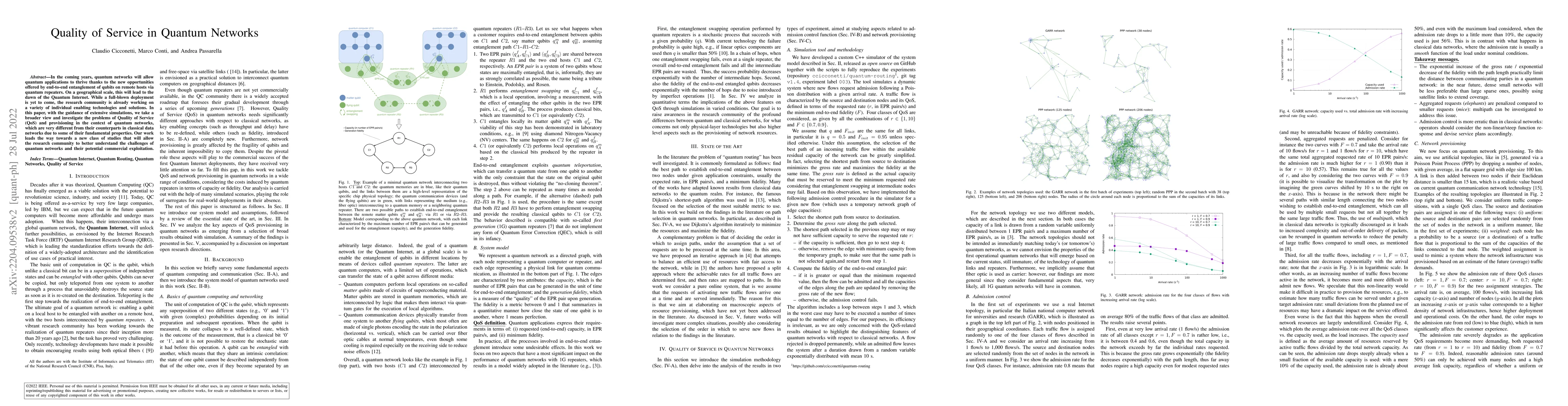 Thumbnail for Quality of Service in Quantum Networks