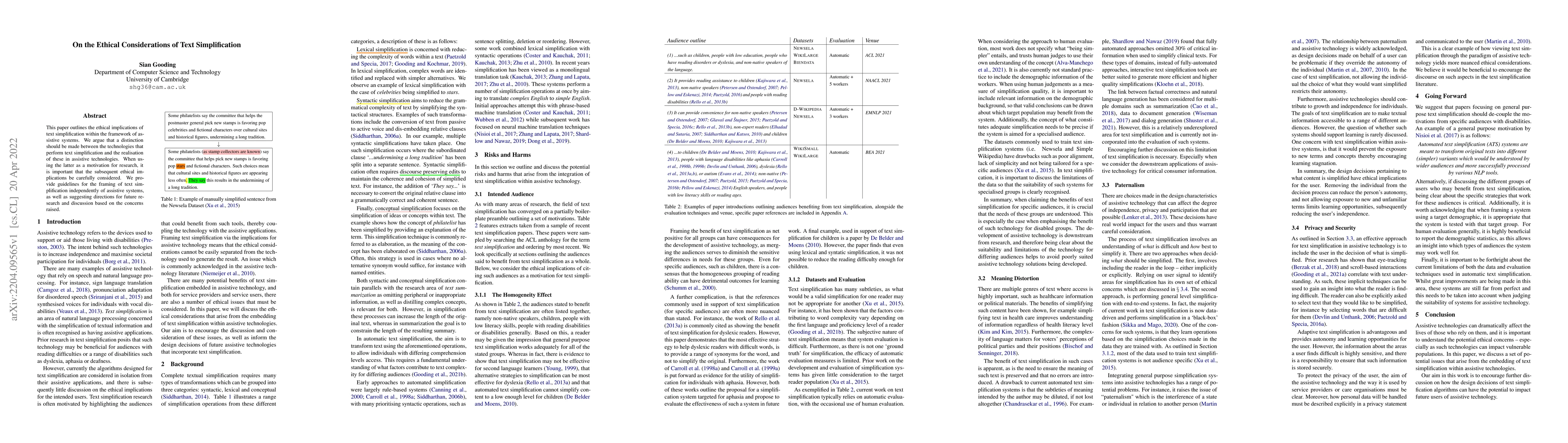 Thumbnail for On the Ethical Considerations of Text Simplification