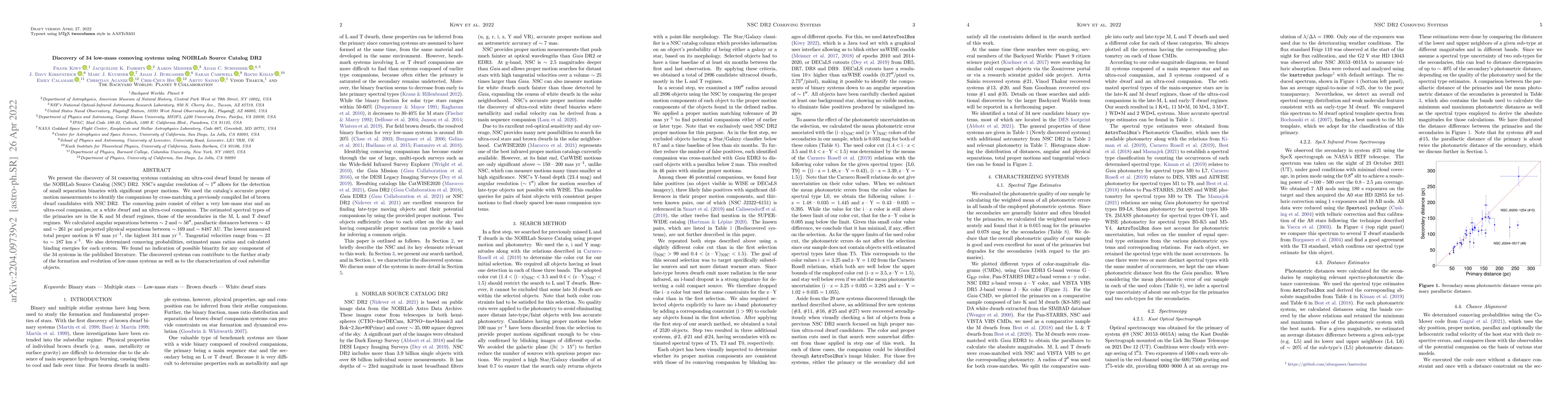Thumbnail for Discovery of 34 low-mass comoving systems using NOIRLab Source Catalog
  DR2